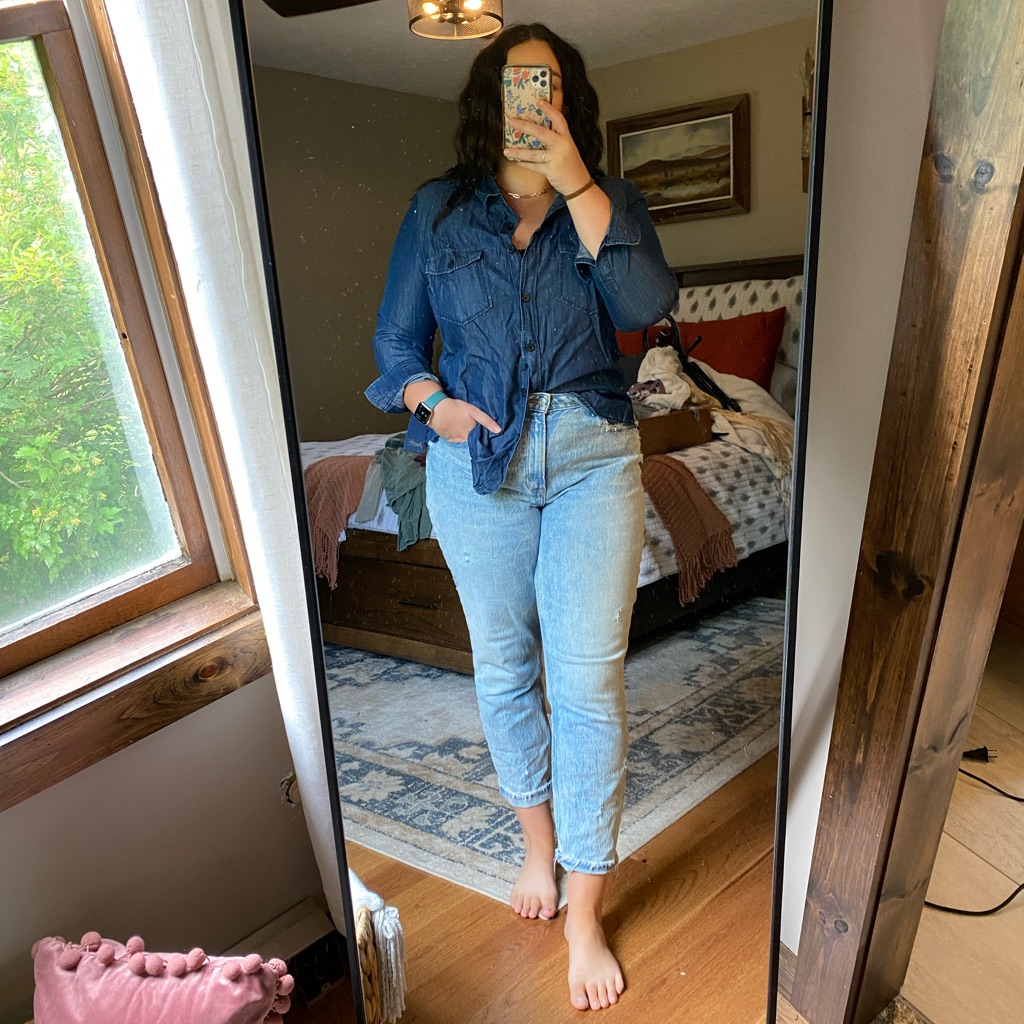 Chambray Blue Button Down